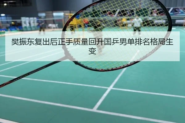 樊振东复出后正手质量回升国乒男单排名格局生变
